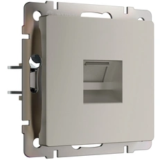 Изображение Розетка Ethernet RJ-45 (дымчатый матовый) W1281004