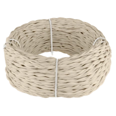 Изображение Ретро кабель витой 3х2,5 (песочный) 50 м W6453646